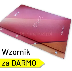 Kompletny segregator z próbkami tkanin Giofex Irisun