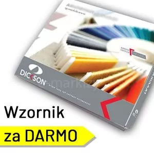 Kompletny segregator z próbkami tkanin do markiz firmy Mol za darmo