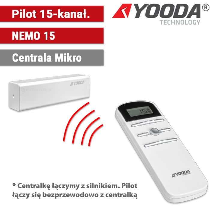 Pilot NEMO 15-kanałowy + Centrala Mikro