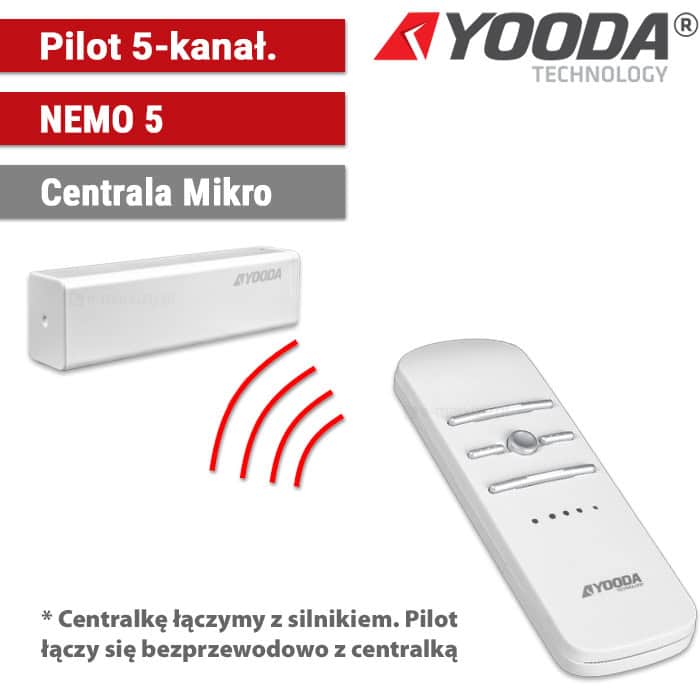 Pilot NEMO 5-kanałowy + Centrala Mikro
