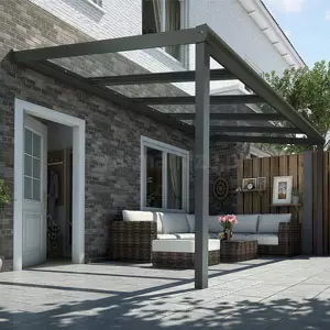 Szklane zadaszenie tarasu
