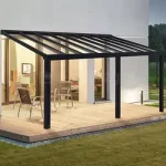 Zadaszenie tarasu Modes Glas z dachem z paneli szklanych