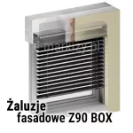 Żaluzja z lamelami C80box z kasetą do montażu podtynkowego