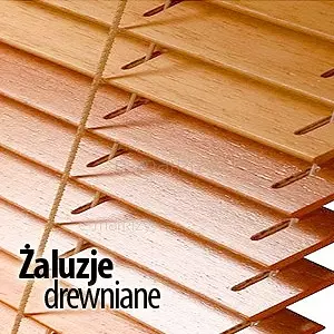 Żaluzje drewniane