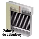 Żaluzje fasadowe podtynkowe