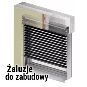 Żaluzje fasadowe podtynkowe