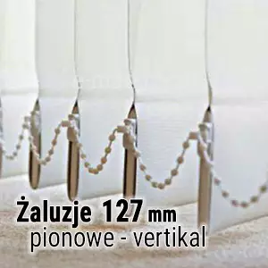 Żaluzje pionowe – Vertikal 127mm