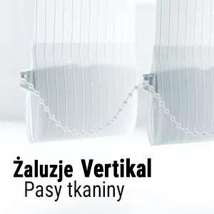 Żaluzje pionowe – Pasy tkaniny