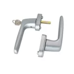 Części do szklanego systemu przesuwnego Auris - zamek do drzwi