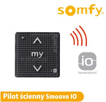 Somfy Smoove 1 io Pure Black Shine 1811005