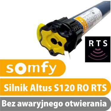 Somfy Altus S120 do markiz bez awaryjnego otwierania z wbudowaną centralką RTS