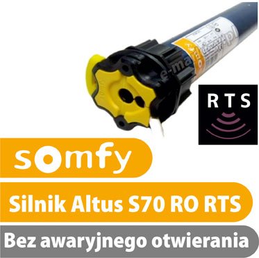 Somfy Altus S70 do markiz bez awaryjnego otwierania z wbudowaną centralką RTS