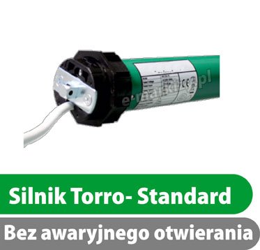 Napęd Silnik do markiz TORRO standard do wszystkich modeli markiz – bez awaryjnego otwierania