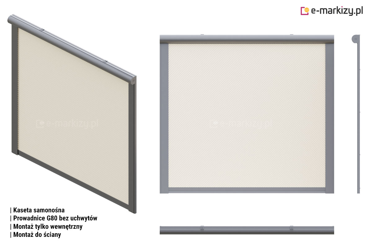 R76 prowadnice g80 bez uchwytów, Refleksol 76 sposoby montażu