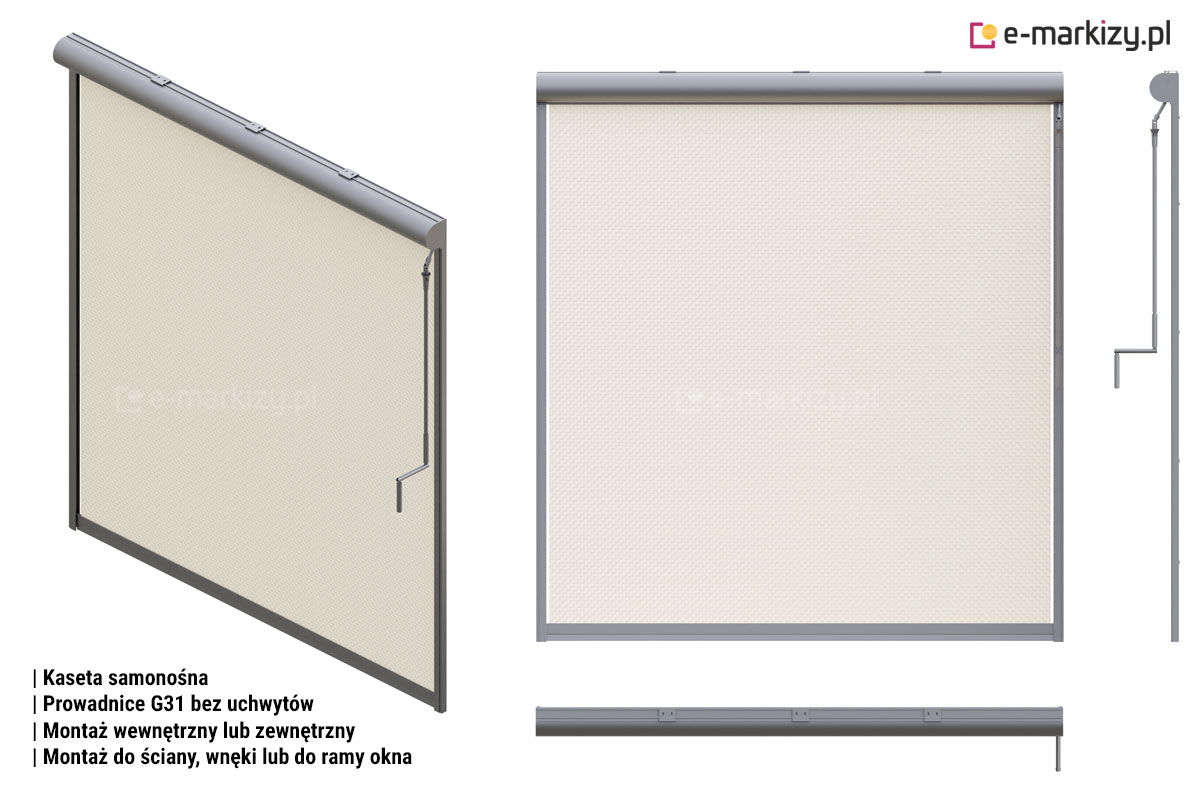 R90 prowadnice g31 bez uchwytów ręczny, Refleksol 90 sposoby montażu