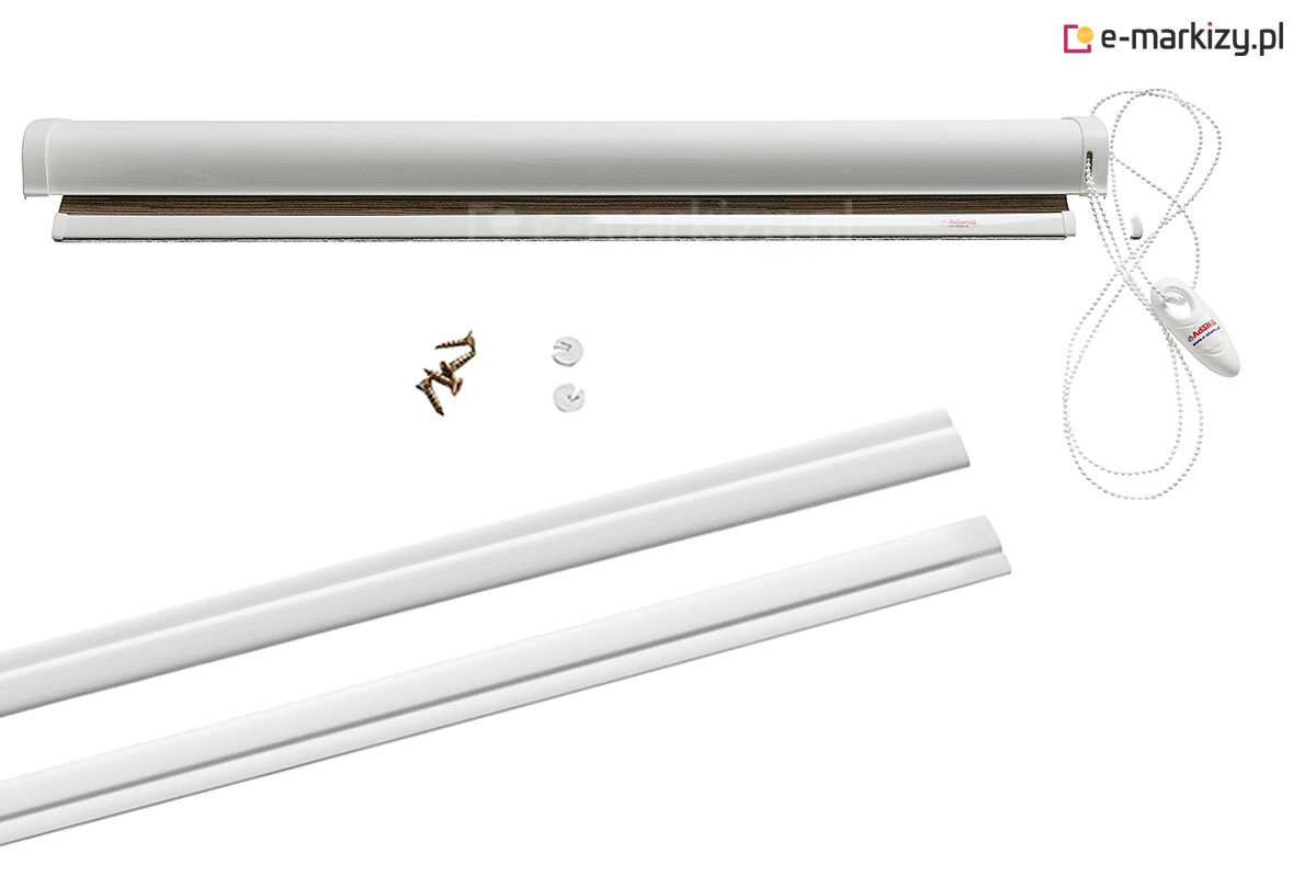 Roleta lux wolnowisząca z kaseta, roleta wolno wisząca