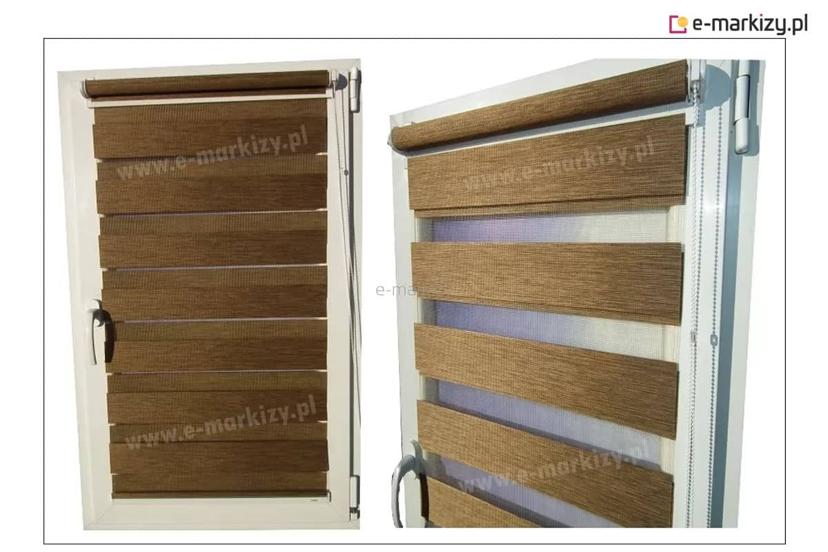 Biała markiza półokrągła koszowa