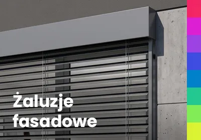Wzornik kolorów konstrukcji - Żaluzje fasadowe C80 i Z90
