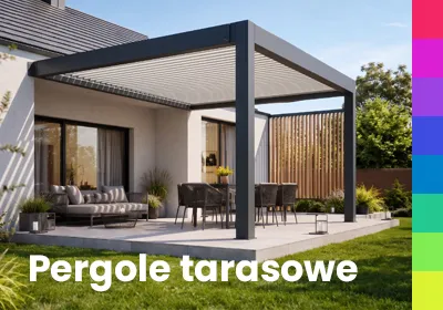 Wzornik kolorów - Pergole tarasowe
